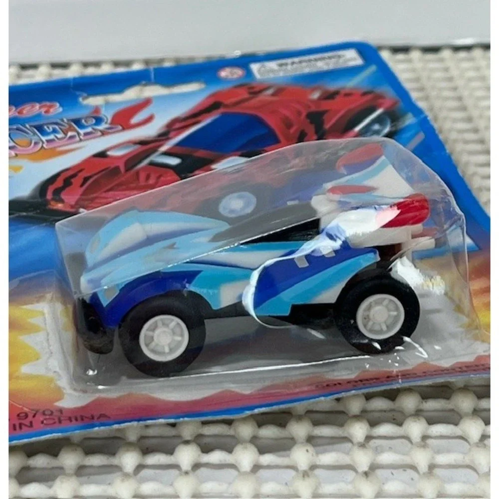 Super Racer Power Pullback blue in the‎ box